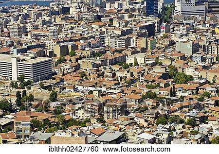 "View of Izmir as seen from the Asansoer in the Konak district, Izmir, Turkey, Asia" View Large Photo Image Stock Image - "View of Izmir as seen from the Asansoer in the Konak district, Izmir, Turkey, Asia". Fotosearch