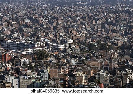 "View of Kathmandu from the Swayambhunath Stupa, Kathmandu, UNESCO World Heritage Site, Nepal, Asia" View Large Photo Image Stock Photography - "View of Kathmandu from the Swayambhunath Stupa, Kathmandu, UNESCO World Heritage Site, Nepal, Asia". Fotosearch