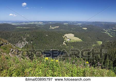 "View of lake Feldsee seen from Feldberg mountain, Black Forest, Baden-Wurttemberg, Germany, Europe" View Large Photo Image Stock Photo - "View of lake Feldsee seen from Feldberg mountain, Black Forest, Baden-Wurttemberg, Germany, Europe". Fotosearch