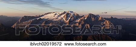 "View of Mt Marmolada from Mt Piz Boe, Dolomites, South Tyrol, Italy, Europe" View Large Photo Image Stock Image - "View of Mt Marmolada from Mt Piz Boe, Dolomites, South Tyrol, Italy, Europe". Fotosearch