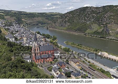 "View of Oberwesel with Church of Our Lady, Unesco World Heritage Upper Middle Rhine Valley, Middle Rhine, Oberwesel, Rhineland-Palatinate, Germany, Europe" View Large Photo Image Stock Image - "View of Oberwesel with Church of Our Lady, Unesco World Heritage Upper Middle Rhine Valley, Middle Rhine, Oberwesel, Rhineland-Palatinate, Germany, Europe". Fotosearch