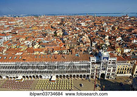 Picture - "View of Saint Mark's Square, Venice, Veneto Region, Italy, Europe". Fotosearch