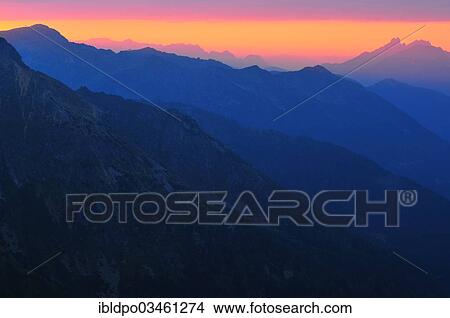 "View of the Bischofsmuetzen peaks, far right, past the Obertal valley in evening light, Schladminger Tauern range, Styria, Austria, Europe" View Large Photo Image Picture - "View of the Bischofsmuetzen peaks, far right, past the Obertal valley in evening light, Schladminger Tauern range, Styria, Austria, Europe". Fotosearch