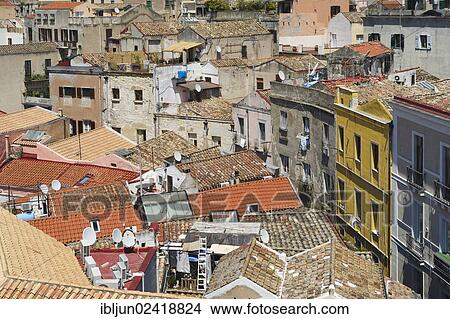 View of the Castello district as seen from Torre del Elefante tower, Casteddu, Cagliari, Sardinia, Italy, Europe View Large Photo Image Picture - View of the Castello district as seen from Torre del Elefante tower, Casteddu, Cagliari, Sardinia, Italy, Europe. Fotosearch