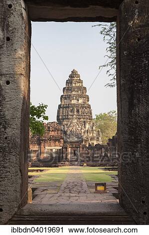 "View of the central tower, Prasat Hin Phimai temple, Geschichtspark Phimai, Thailand, Asia" View Large Photo Image Stock Image - "View of the central tower, Prasat Hin Phimai temple, Geschichtspark Phimai, Thailand, Asia". Fotosearch