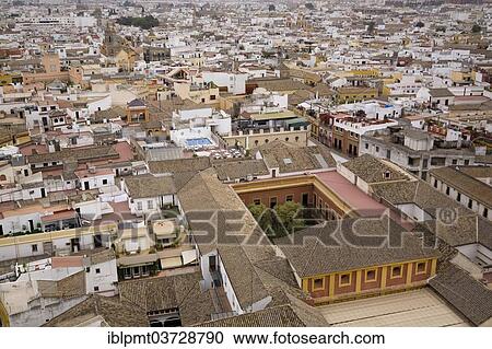 "View of the city of Seville, Seville, Seville province, Andalusia, Spain, Europe" View Large Photo Image Stock Image - "View of the city of Seville, Seville, Seville province, Andalusia, Spain, Europe". Fotosearch