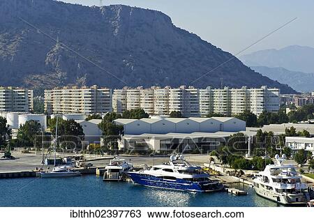 "View of the container port of Antalya with the town of Antalya, Turkish Riviera, Turkey, Asia Minor, Asia" View Large Photo Image Stock Image - "View of the container port of Antalya with the town of Antalya, Turkish Riviera, Turkey, Asia Minor, Asia". Fotosearch