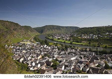 "View of the Moselle Valley and the Kobern district of Kobern-Gondorf, Moselle region, Rhineland-Palatinate, Germany, Europe, PublicGround, Europe" View Large Photo Image Stock Photograph - "View of the Moselle Valley and the Kobern district of Kobern-Gondorf, Moselle region, Rhineland-Palatinate, Germany, Europe, PublicGround, Europe". Fotosearch