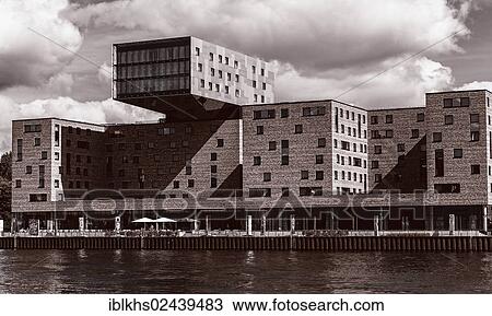 "View of the Musikhotel on Stralauer Strasse street as seen from the Spree river, Berlin, Germany, Europe" View Large Photo Image Stock Image - "View of the Musikhotel on Stralauer Strasse street as seen from the Spree river, Berlin, Germany, Europe". Fotosearch