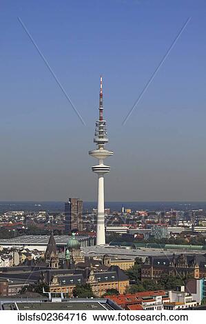 "View of the Neustadt district and the television tower as seen from the steeple of Michaeliskirche church, Hamburger Michel church, Hamburg, Germany, Europe" View Large Photo Image Stock Photograph - "View of the Neustadt district and the television tower as seen from the steeple of Michaeliskirche church, Hamburger Michel church, Hamburg, Germany, Europe". Fotosearch