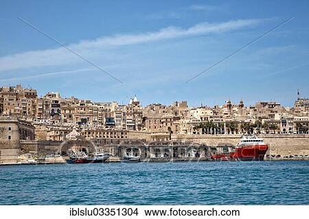 "View of the old city of Valletta, Valletta, Malta, Europe" View Large Photo Image Picture - "View of the old city of Valletta, Valletta, Malta, Europe". Fotosearch