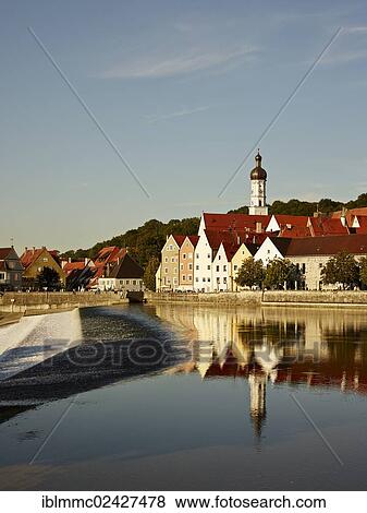 "View of the old town, Landsberg am Lech, Bavaria, Germany, Europe" View Large Photo Image Stock Photo - "View of the old town, Landsberg am Lech, Bavaria, Germany, Europe". Fotosearch