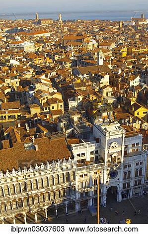 "View of the renaissance clock tower of Torre dell' Orologio, Saint Mark's Square, Venice, Veneto Region, Italy, Europe" View Large Photo Image Stock Image - "View of the renaissance clock tower of Torre dell' Orologio, Saint Mark's Square, Venice, Veneto Region, Italy, Europe". Fotosearch