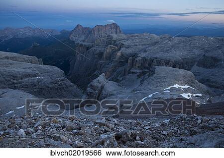 "View of the Sella range from Mt Piz Boe, Dolomites, South Tyrol, Italy, Europe" View Large Photo Image Stock Photograph - "View of the Sella range from Mt Piz Boe, Dolomites, South Tyrol, Italy, Europe". Fotosearch