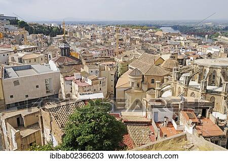 "View of the town of Tortosa, Tarragona province, Catalonia, Spain, Europe, PublicGround, Europe" View Large Photo Image Stock Image - "View of the town of Tortosa, Tarragona province, Catalonia, Spain, Europe, PublicGround, Europe". Fotosearch