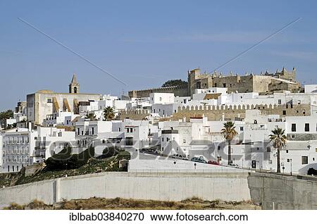 "View of the town of Vejer de la Frontera, Cadiz Province, Costa de la Luz, Andalusia, Spain, Europe" View Large Photo Image Stock Image - "View of the town of Vejer de la Frontera, Cadiz Province, Costa de la Luz, Andalusia, Spain, Europe". Fotosearch
