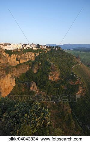 "View of the town, white village, Ronda, Costa del Sol, Andalusia, Spain, Europe" View Large Photo Image Picture - "View of the town, white village, Ronda, Costa del Sol, Andalusia, Spain, Europe". Fotosearch