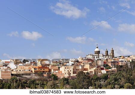 "View of the town with the church of San Sebastian, Aguimes, Gran Canaria, Canary Islands, Spain, Europe" View Large Photo Image Stock Image - "View of the town with the church of San Sebastian, Aguimes, Gran Canaria, Canary Islands, Spain, Europe". Fotosearch