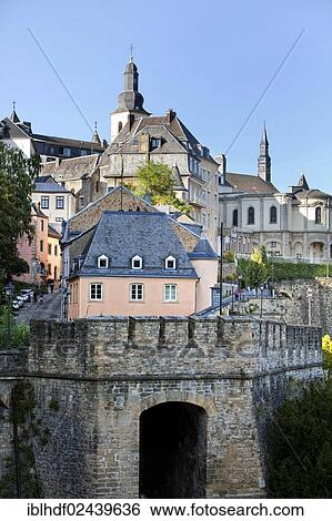 "View of the upper city of Luxembourg city, Europe, PublicGround" View Large Photo Image Stock Photograph - "View of the upper city of Luxembourg city, Europe, PublicGround". Fotosearch