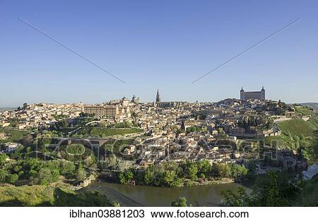 "View of Toledo, Castilla-La Mancha, Spain, Europe" View Large Photo Image Stock Image - "View of Toledo, Castilla-La Mancha, Spain, Europe". Fotosearch
