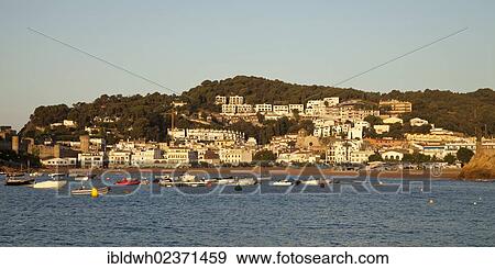 "View of Tossa de Mar in the morning light, Costa Brava, Catalonia, Spain, Europe, PublicGround, Europe" View Large Photo Image Stock Photo - "View of Tossa de Mar in the morning light, Costa Brava, Catalonia, Spain, Europe, PublicGround, Europe". Fotosearch