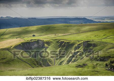 "View of upland landscape, Winnats Farm and Winnats Pass towards Castleton, High Peak District, Derbyshire, England, United Kingdom, Europe" View Large Photo Image Stock Photograph - "View of upland landscape, Winnats Farm and Winnats Pass towards Castleton, High Peak District, Derbyshire, England, United Kingdom, Europe". Fotosearch