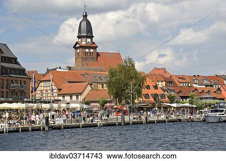 "View of Waren and Lake Mueritz, Waren, Mecklenburg-Western Pomerania, Germany, Europe" View Large Photo Image Stock Image - "View of Waren and Lake Mueritz, Waren, Mecklenburg-Western Pomerania, Germany, Europe". Fotosearch