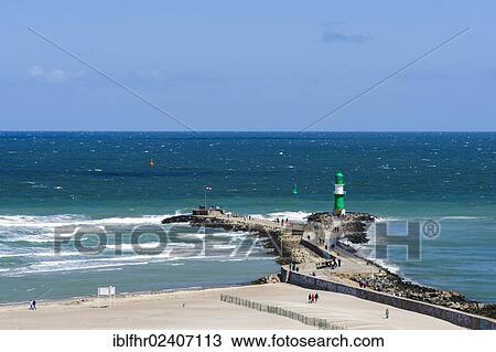 "View on the western pier of Warnemunde, Mecklenburg-Western Pomerania, Germany, Europe" View Large Photo Image Stock Image - "View on the western pier of Warnemunde, Mecklenburg-Western Pomerania, Germany, Europe". Fotosearch