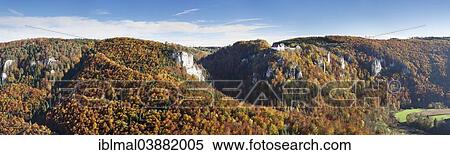"View over Danube Gorge towards Burg Wildenstein Castle, Upper Danube Nature Park, Swabian Jura, Baden-Wurttemberg, Germany, Europe" View Large Photo Image Stock Photography - "View over Danube Gorge towards Burg Wildenstein Castle, Upper Danube Nature Park, Swabian Jura, Baden-Wurttemberg, Germany, Europe". Fotosearch