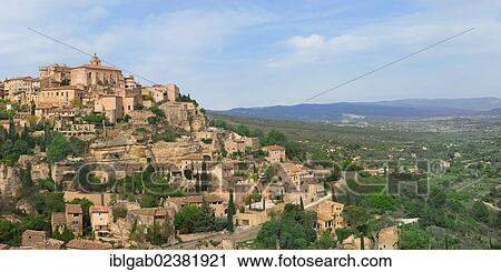 "View over Gordes village, Vaucluse, Provence, France, Europe" View Large Photo Image Stock Image - "View over Gordes village, Vaucluse, Provence, France, Europe". Fotosearch