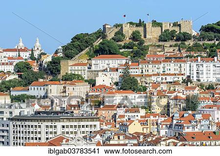 "View over Lisbon and the Castelo de Sao Jorge, Lisbon, Portugal, Europe" View Large Photo Image Stock Image - "View over Lisbon and the Castelo de Sao Jorge, Lisbon, Portugal, Europe". Fotosearch