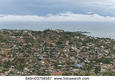 "View over the Aberdeen Hill district, Freetown, Western Area, Sierra Leone, Africa" View Large Photo Image Stock Photo - "View over the Aberdeen Hill district, Freetown, Western Area, Sierra Leone, Africa". Fotosearch