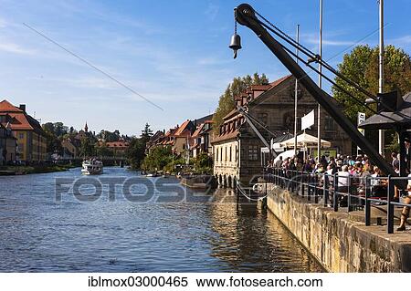"View over the Regnitz River towards Little Venice in Bamberg, Bamberg, Upper Franconia, Bavaria, Germany, Europe" View Large Photo Image Stock Photography - "View over the Regnitz River towards Little Venice in Bamberg, Bamberg, Upper Franconia, Bavaria, Germany, Europe". Fotosearch