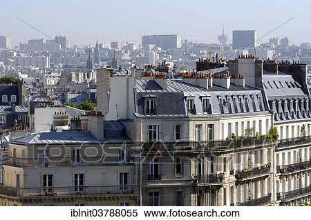 "View over the rooftops of Paris from the Institut du Arabe, Paris, Ile-de-France, France, Europe" View Large Photo Image Stock Photography - "View over the rooftops of Paris from the Institut du Arabe, Paris, Ile-de-France, France, Europe". Fotosearch