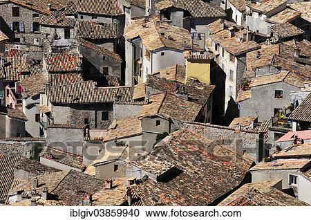 "View over the rooftops of the historic centre, Entrevaux, Department Alpes-de-Haute-Provence, Provence-Alpes-Cote d'Azur, France, Europe" View Large Photo Image Stock Image - "View over the rooftops of the historic centre, Entrevaux, Department Alpes-de-Haute-Provence, Provence-Alpes-Cote d'Azur, France, Europe". Fotosearch