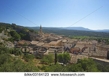"View over the village, St. Saturnin les Apt, Saint-Saturnin-les-Apt, Provence, Region Provence-Alpes-Cote d? ÇÖAzur, France, Europe" View Large Photo Image Stock Image - "View over the village, St. Saturnin les Apt, Saint-Saturnin-les-Apt, Provence, Region Provence-Alpes-Cote d? ÇÖAzur, France, Europe". Fotosearch