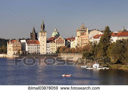 "View over the Vltava River to the Bedrich Smetana Museum and the Old Town Bridge Tower, Prague, Bohemia, Czech Republic, Europe" View Large Photo Image Stock Photo - "View over the Vltava River to the Bedrich Smetana Museum and the Old Town Bridge Tower, Prague, Bohemia, Czech Republic, Europe". Fotosearch