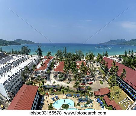 "View seen from the Patong Beach Hotel, Patong Beach, Phuket, Phuket Province, Thailand, Asia" View Large Photo Image Stock Photo - "View seen from the Patong Beach Hotel, Patong Beach, Phuket, Phuket Province, Thailand, Asia". Fotosearch