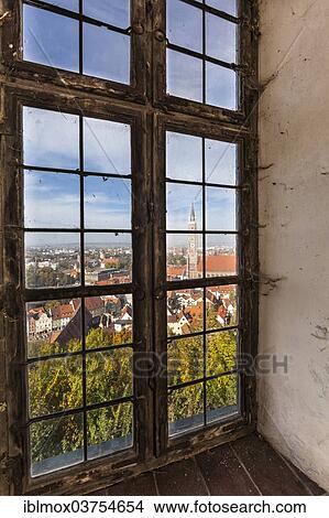 "View through a window of Burg Trausnitz Castle over Landshut, Landshut, Lower Bavaria, Bavaria, Germany, Europe" View Large Photo Image Picture - "View through a window of Burg Trausnitz Castle over Landshut, Landshut, Lower Bavaria, Bavaria, Germany, Europe". Fotosearch