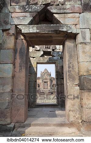 "View through the archways and galleries, Khmer temple Prasat Muang Tam, Buriram province, Thailand, Asia" View Large Photo Image Picture - "View through the archways and galleries, Khmer temple Prasat Muang Tam, Buriram province, Thailand, Asia". Fotosearch