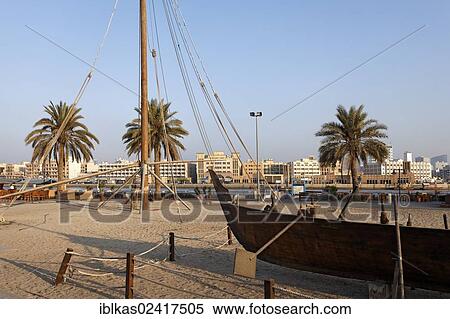 View towards Deira from Al Shindagha, Dubai, United Arab Emirates, Middle East, Asia View Large Photo Image Stock Photography - View towards Deira from Al Shindagha, Dubai, United Arab Emirates, Middle East, Asia. Fotosearch