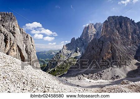 "View while ascending to the summit of Plattkofel Mountain via the Oskar-Schuster climbing route, with Sassolungo Mountain at the rear, Dolomites, Alto Adige, Italy, Europe" View Large Photo Image Stock Image - "View while ascending to the summit of Plattkofel Mountain via the Oskar-Schuster climbing route, with Sassolungo Mountain at the rear, Dolomites, Alto Adige, Italy, Europe". Fotosearch