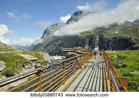 "Viewing platform on Trollstigen Road, near Andalsnes, More og Romsdal, Western Norway, Norway, Europe" View Large Photo Image Stock Image - "Viewing platform on Trollstigen Road, near Andalsnes, More og Romsdal, Western Norway, Norway, Europe". Fotosearch