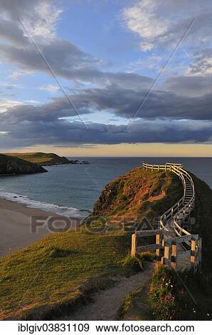 Stock Photograph Of Viewpoint Overlooking The Beach Sango Bay Viewpoint Overlooking The Beach Of Sango Bay Durness Caithness Sutherland And Easter Ross Scotland United Kingdom Europe