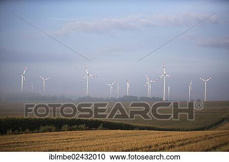 "Views of a wind farm near Nauen on an autumn morning, Havelland region, Brandenburg, Germany, Europe" View Large Photo Image Stock Image - "Views of a wind farm near Nauen on an autumn morning, Havelland region, Brandenburg, Germany, Europe". Fotosearch