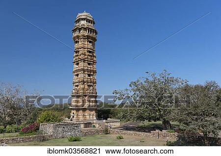 "Vijaya Stambha, a victory tower built during the reign of Rana Kumbha with relief figures from Hindu mythology, Chittorgarh Fort, Chittorgarh, Rajasthan, India, Asia" View Large Photo Image Stock Image - "Vijaya Stambha, a victory tower built during the reign of Rana Kumbha with relief figures from Hindu mythology, Chittorgarh Fort, Chittorgarh, Rajasthan, India, Asia". Fotosearch