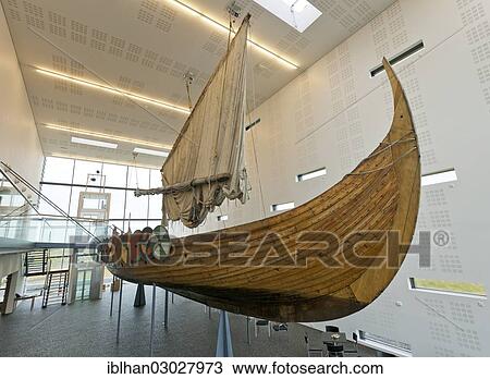 Stock Image - "Vikingaheimar or Viking World Museum, Keflavik, Reykjanes Halbinsel, Sudwest Island, Iceland, Europe". Fotosearch