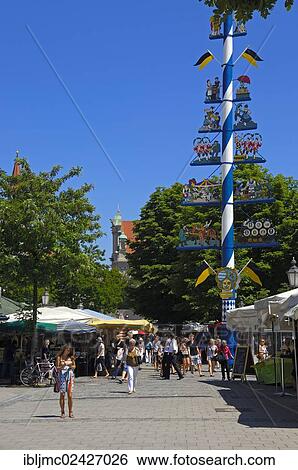 "Viktualienmarkt market square, Munich, Bavaria, Germany, Europe" View Large Photo Image Stock Photograph - "Viktualienmarkt market square, Munich, Bavaria, Germany, Europe". Fotosearch