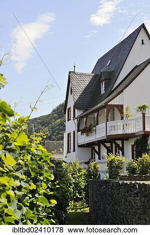 "Villa Brosius, Hirzenach, Boppard, Upper Middle Rhine Valley, UNESCO World Cultural Heritage Site, Rhineland-Palatinate, Germany, Europe" View Large Photo Image Stock Photo - "Villa Brosius, Hirzenach, Boppard, Upper Middle Rhine Valley, UNESCO World Cultural Heritage Site, Rhineland-Palatinate, Germany, Europe". Fotosearch