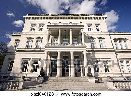 Stock Photo - "Villa Hugel mansion, Essen, Ruhr district, North Rhine-Westphalia, Germany, Europe". Fotosearch